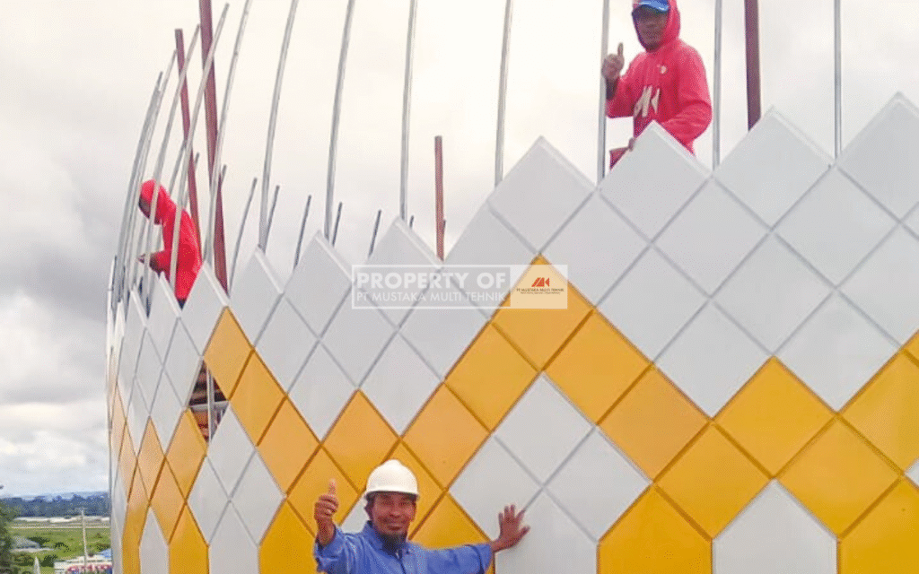 Project Pembangunan Masjid Al - Ihwan, Jln. Matoa, Timika, Papua